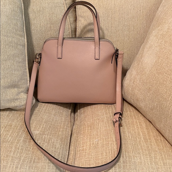 Kate Spade Blush Satchel with Bow Accent - Picture 4 of 10